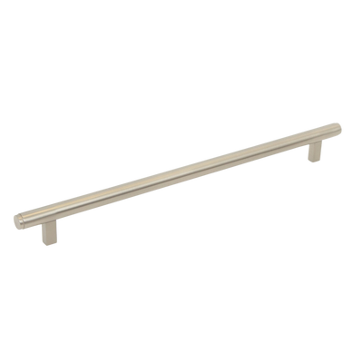Momo Handles Momo Bellevue Solid Brass Plain Appliance Pull 416mm Dull Brushed Nickel