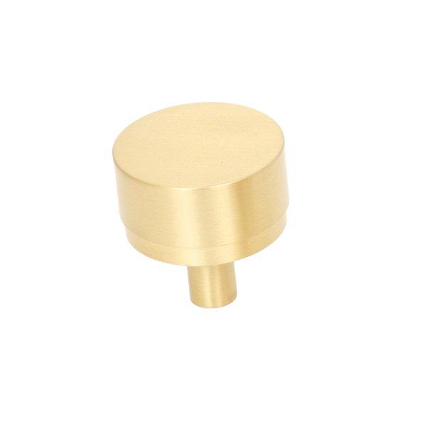 Momo Handles Momo Bellevue Solid Brass Plain Knob 35mm Brushed Satin Brass
