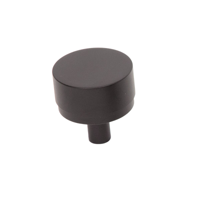 Momo Handles Momo Bellevue Solid Brass Plain Knob 35mm Matte Black