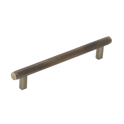 Momo Handles Momo Bellevue Solid Brass Knurled Bar Pull 160mm Dark Brushed Brass