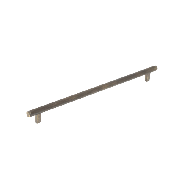Momo Handles Momo Bellevue Solid Brass Knurled Bar Pull 320mm Dark Brushed Brass