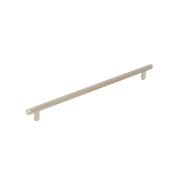 Momo Handles Momo Bellevue Solid Brass Knurled Bar Pull 320mm Dull Brushed Nickel