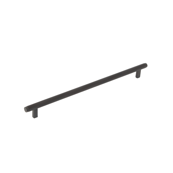 Momo Handles Momo Bellevue Solid Brass Knurled Bar Pull 320mm Matte Black