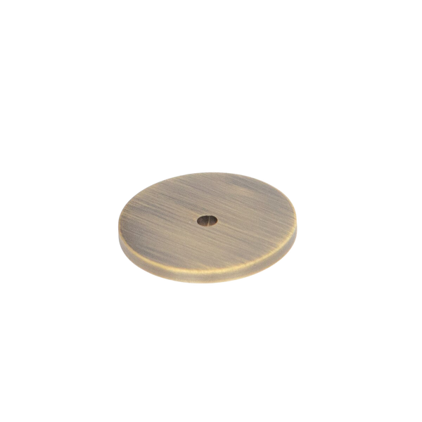 Momo Handles Momo Bellevue Solid Brass Knob Backplate Dark Brushed Brass