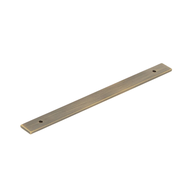 Momo Handles Momo Bellevue Solid Brass Backplate 160mm Dark Brushed Brass