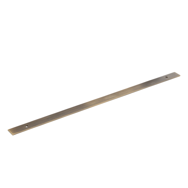 Momo Handles Momo Bellevue Solid Brass Backplate 416mm Dark Brushed Brass