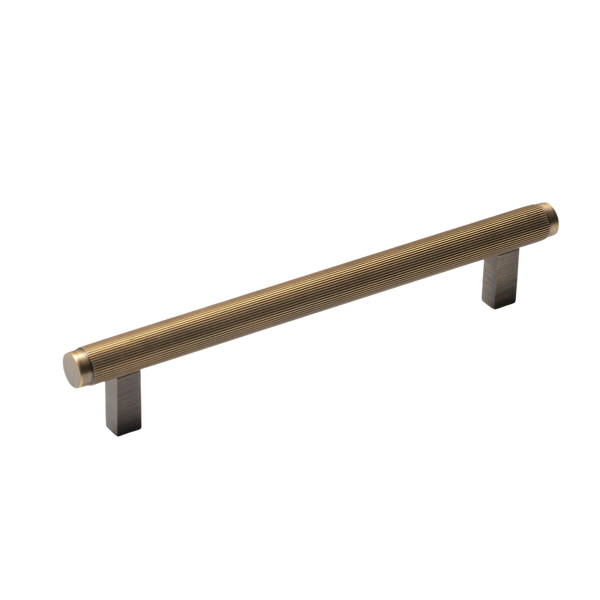 Momo Handles Momo Bellevue Solid Brass Lined Bar Pull 160mm Dark Brushed Brass