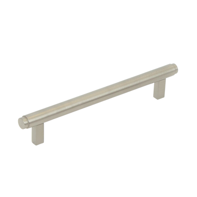 Momo Handles Momo Bellevue Solid Brass Plain Bar Pull 160mm Dull Brushed Nickel