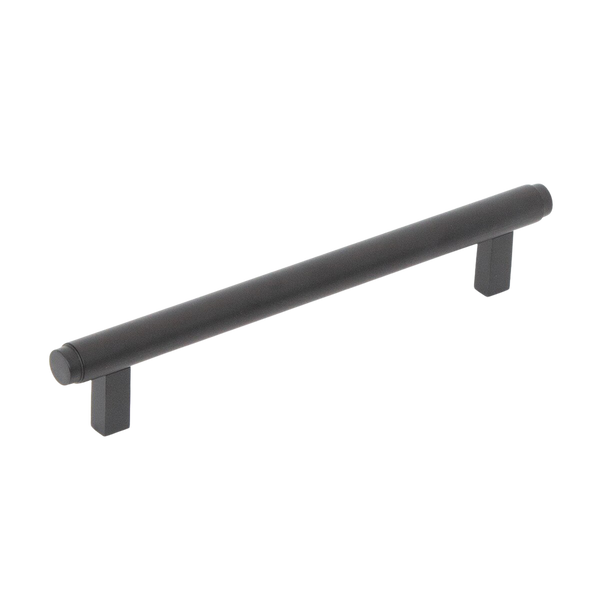 Momo Handles Momo Bellevue Solid Brass Plain Bar Pull 160mm Matte Black