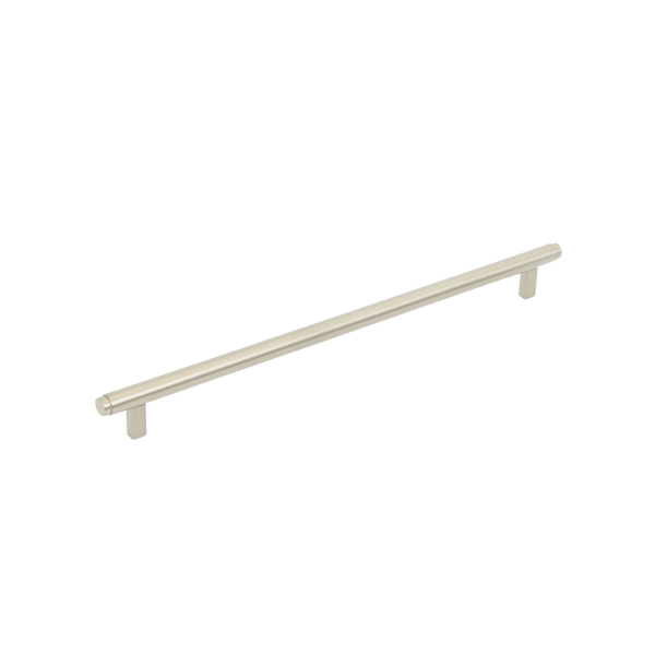 Momo Handles Momo Bellevue Solid Brass Plain Bar Pull 320mm Dull Brushed Nickel