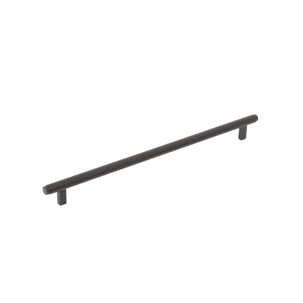 Momo Handles Momo Bellevue Solid Brass Plain Bar Pull 320mm Matte Black