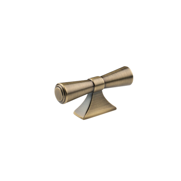 Momo Handles Momo Pembrey T Knob 80mm Dark Brushed Brass