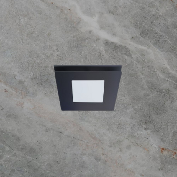 Ventair Airbus 200 10W LED Square Fascia Matte Black
