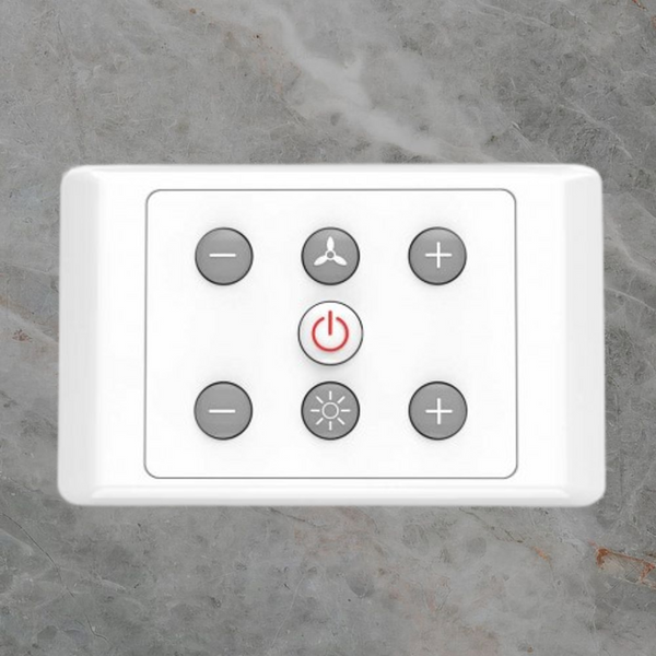 Ventair DC3 Push Button Wall Controller For Models with LED Light (DC3/Glacier/Alaska)