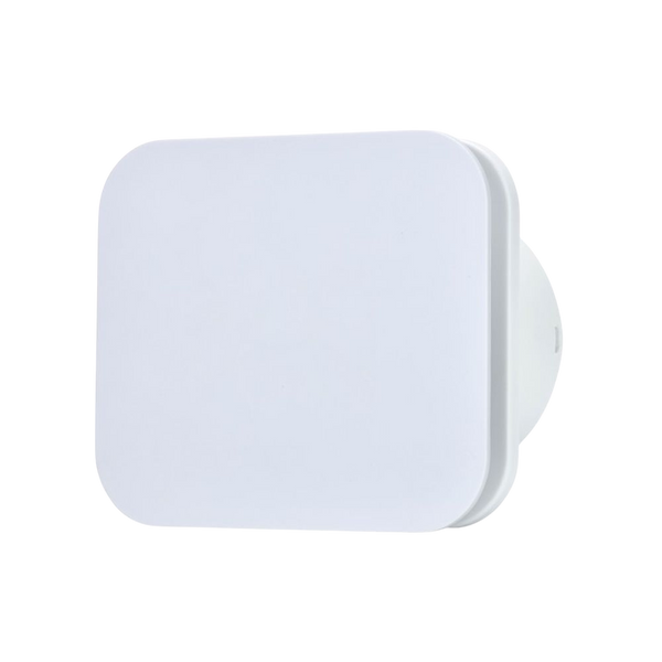 Ventair Edge DC Square 100mm Wall Exhaust Fan White