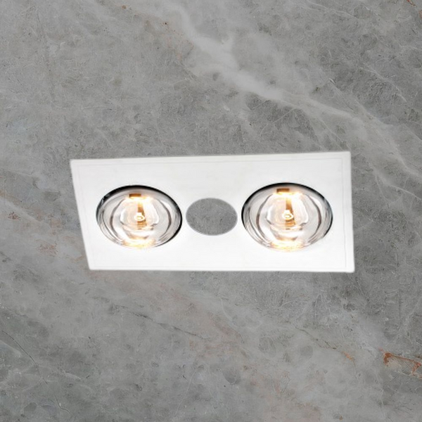 Ventair Myka Slimline 3In1 with 2 Infrared Heat Lamps White