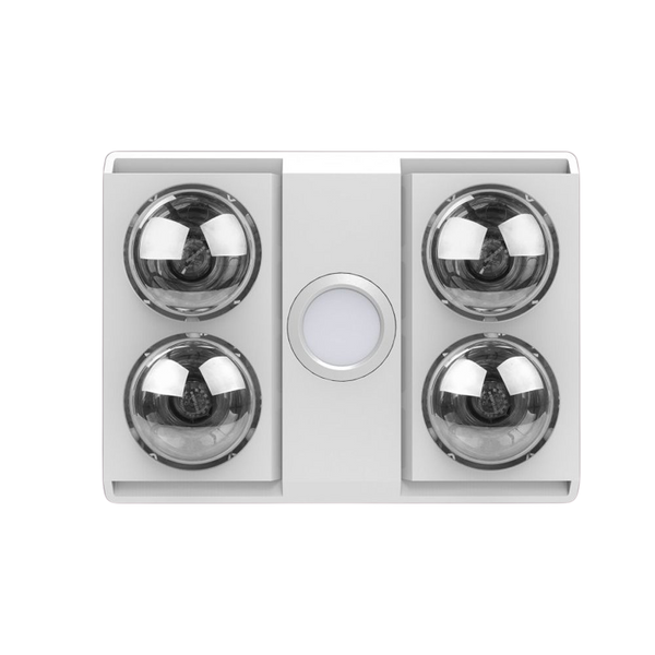 Ventair Sierra 4 High Air Extraction 3In1 Bathroom Heat Exhaust with Centre LED Downlight