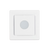 Ventair Ovation Square Fascia Header Box AC Exhaust Fan with 150mm Side Duct and LED Panel White