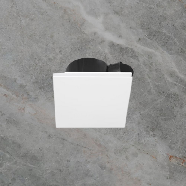 Ventair Airbus 250 Square Premium Quality AC Side Ducted Exhaust Fan White