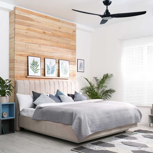 Ventair Skyfan 3 Blade DC Ceiling Fan with LED (60"/1500mm) Black