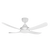 Ventair Sonnet 4 Blade DC Ceiling Fan with 20W Tri Colour LED Light (52