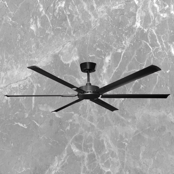 Ventair Sovereign 6 Blade DC Ceiling Fan (72"/1800mm) Black