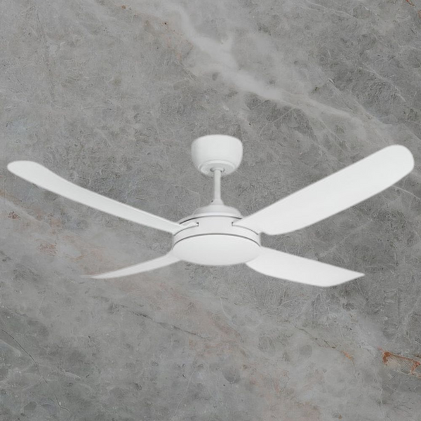 Ventair Spinika II 4 Blade Ceiling Fan (52"/1300mm) Satin White