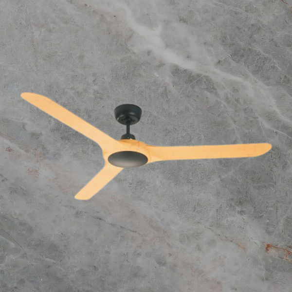 Ventair Spyda 3 Blade AC Ceiling Fan (62"/1570mm) Bamboo
