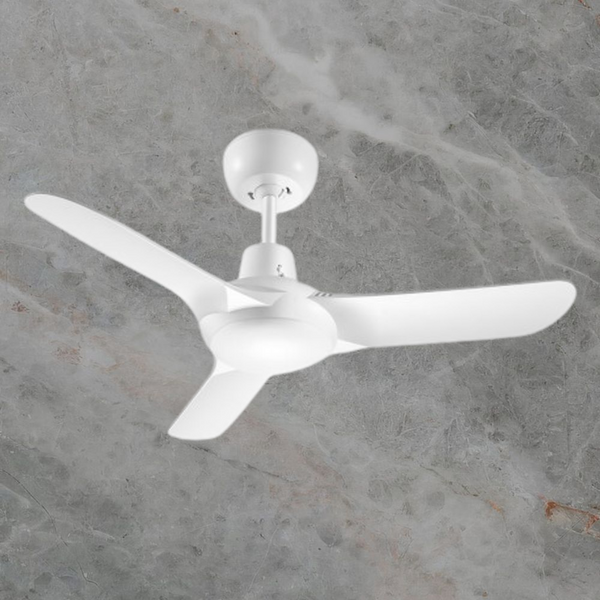 Ventair Spyda 3 Blade AC Ceiling Fan (36"/900mm) Satin White