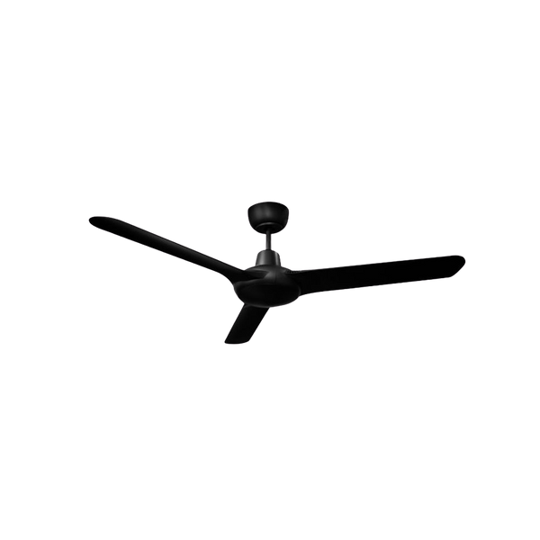 Ventair Spyda Energy Saving DC 3 Blade Ceiling Fan (50"/1250mm) Black