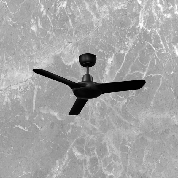 Ventair Spyda Energy Saving DC 3 Blade Ceiling Fan (36"/900mm) Black