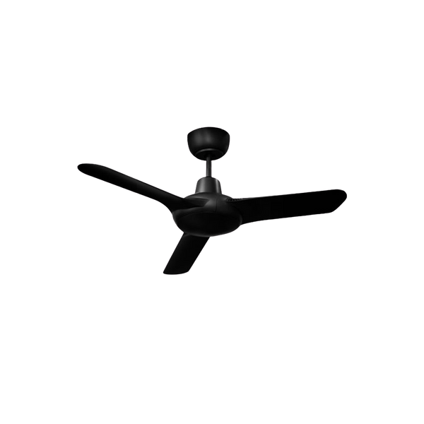 Ventair Spyda Energy Saving DC 3 Blade Ceiling Fan (36"/900mm) Black