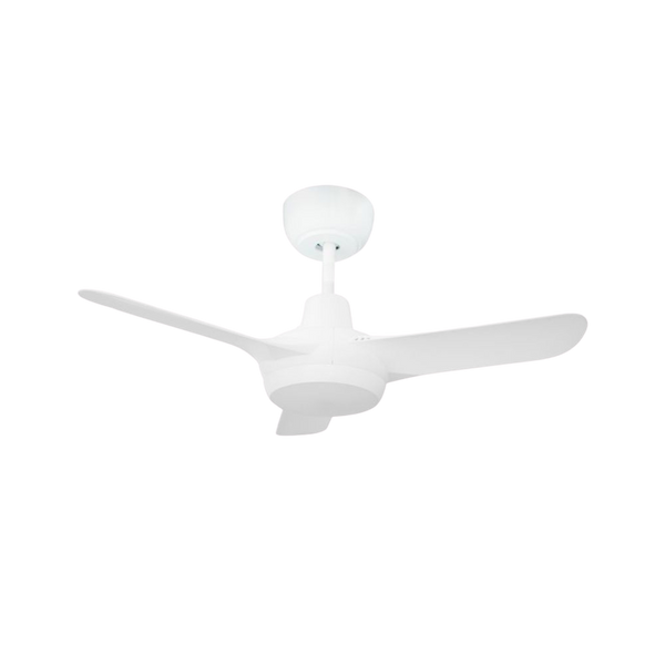 Ventair Spyda Energy Saving DC 3 Blade Ceiling Fan with LED Light (36"/900mm) White