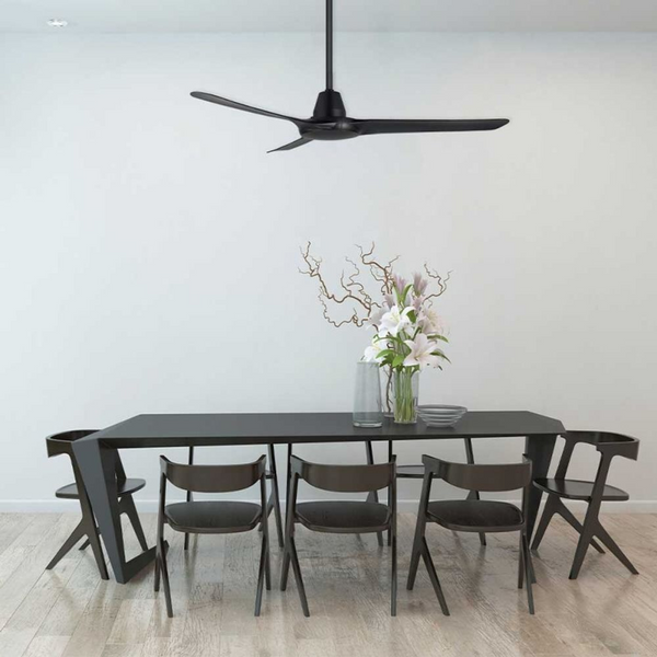 Ventair Spyda 3 Blade EC Ceiling Fan (50"/1250mm) Matte Black