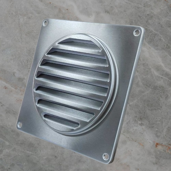 Ventair 150mm Surface Mount Vent Stainless Steel