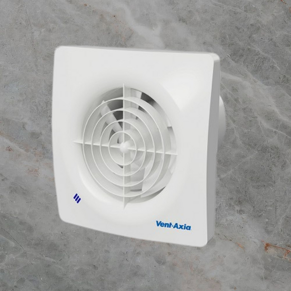 Ventair Simply Quiet Fan 125mm Wall/Ceiling Exhaust Fan White