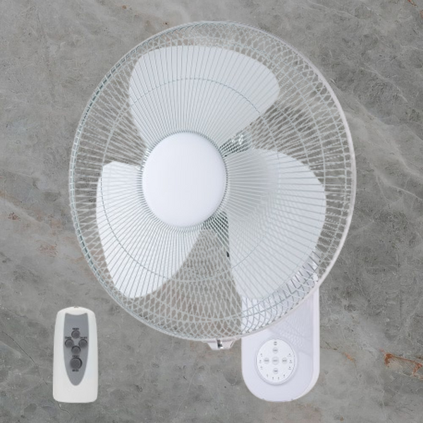 Ventair Zephyr II Remote Controlled 3 Speed Oscillating Wall Mounted Fan White