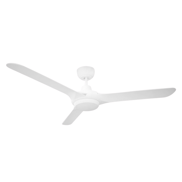 Ventair Spyda Energy Saving DC 3 Blade Ceiling Fan with LED Light (56"/1400mm) White
