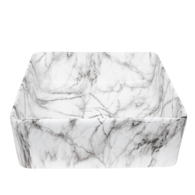 Arabescato Vagli Square Basin