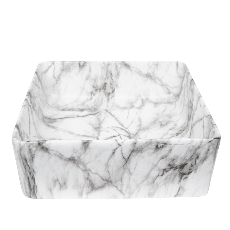 Arabescato Vagli Square Basin