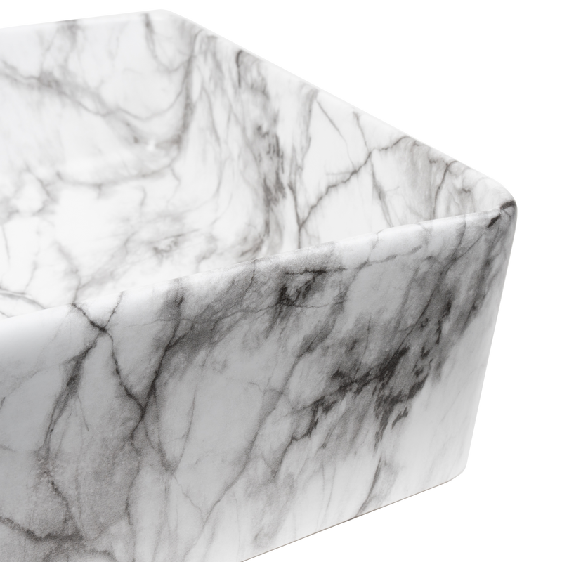 Arabescato Vagli Square Basin