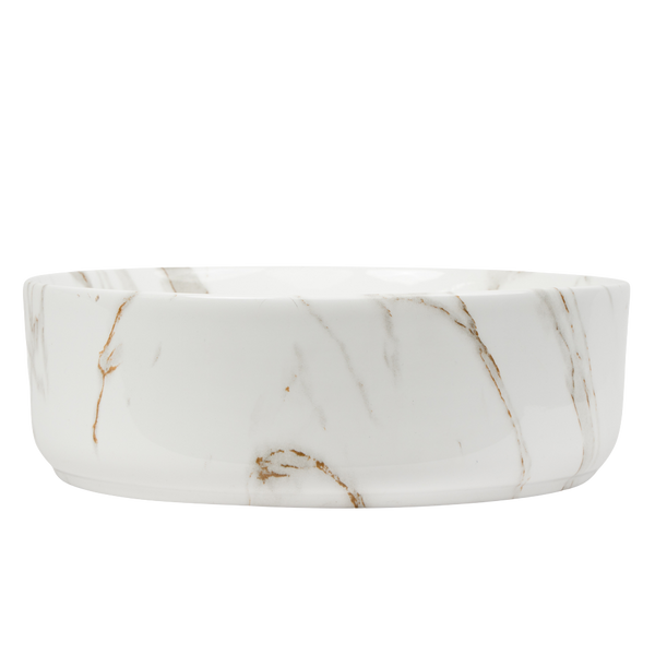 Alma Aster Calacatta Circle Basin