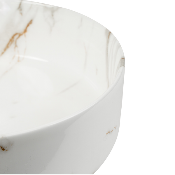 Alma Aster Calacatta Circle Basin