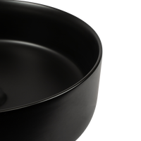 Spica Matte Black Circle Basin