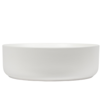 Nashi Matte White Circle Basin