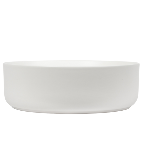 Nashi Matte White Circle Basin