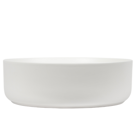 Nashi Matte White Circle Basin