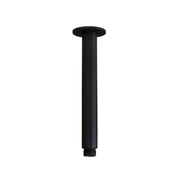 Alma Mira Matte Black Ceiling Shower Arm