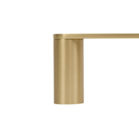 Ascari Brushed Brass Gold 800 Single Towel Rail