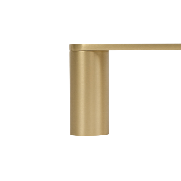 Ascari Brushed Brass Gold 800 Single Towel Rail